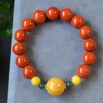 Premium Natural South Red Agate Bracelet